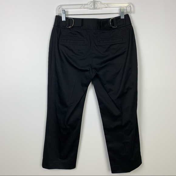 Express Black Crop Trousers Pant Pocket Detailing - Picture 4 of 14